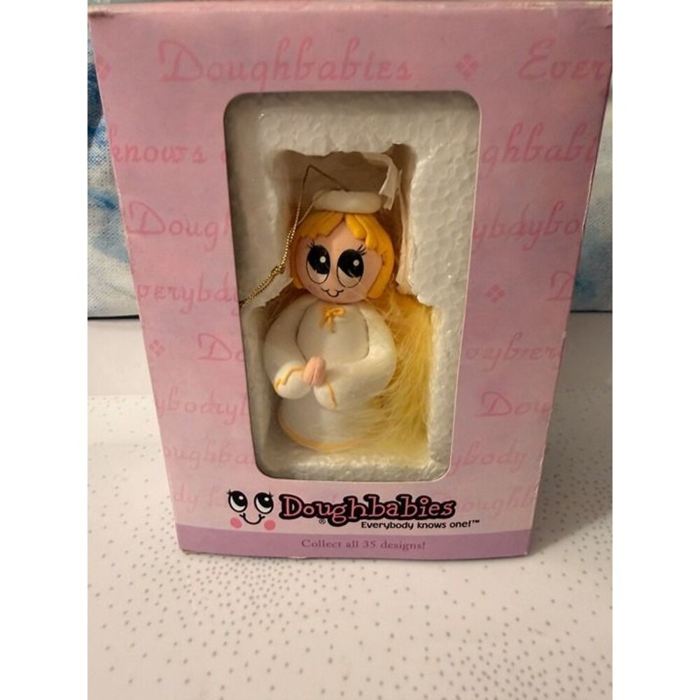 Doughbabies Graduation Angel Figurine Ornament Collectible